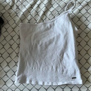 Hollister one strap tank top (BUILT IN BRA)